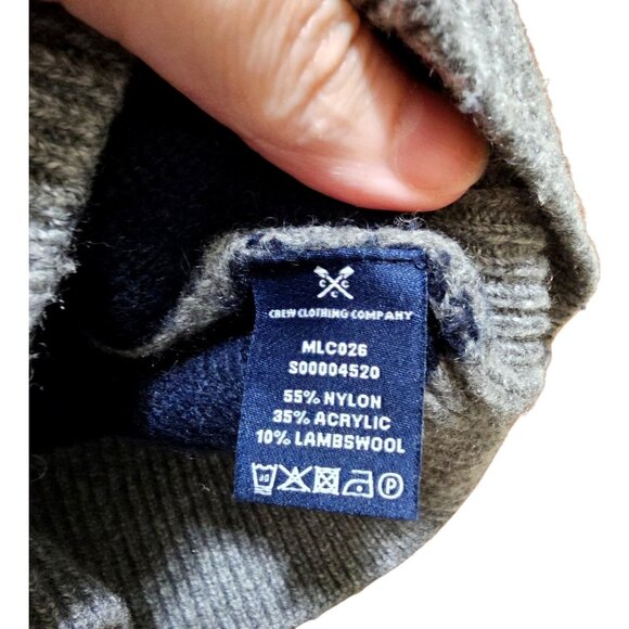 Crew Clothing Company Mens XL Grey & Navy Crew Neck Sweater - Picture 5 of 8
